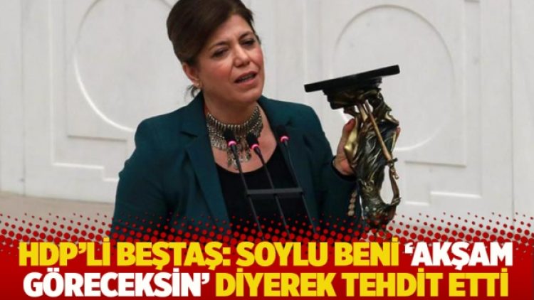 HDP’li Beştaş: Soylu beni ‘Akşam göreceksin’ diyerek tehdit etti