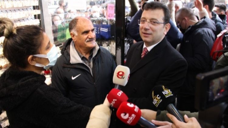 Esnafın ‘Cumhurbaşkanı olmak istiyor musun?’ sorusuna İmamoğlu’ndan yanıt