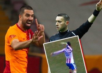 Hakem Zorbay Küçük’ten Arda Turan’a: ‘Ayakkabı mı fırlatacaksın?’