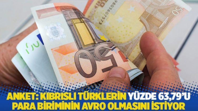 Anket: Kıbrıslı Türklerin yüzde 63,79’u para biriminin avro olmasını istiyor