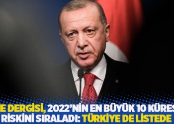 TIME dergisi, 2022’nin en büyük 10 küresel riskini sıraladı: Türkiye de listede