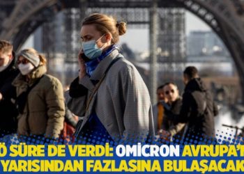 DSÖ süre de verdi: Omicron Avrupa’nın yarısından fazlasına bulaşacak