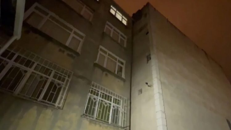 Mültecilerin yaşadığı bina kavga sonrası ateşe verildi