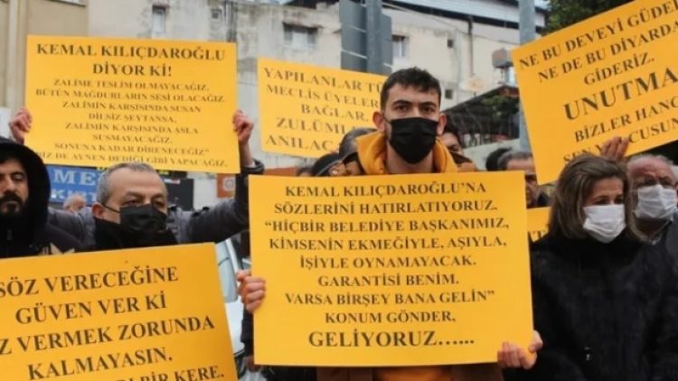 İşten atılan Samandağ Belediyesi işçileri: Yargı kararına rağmen işe dönemiyoruz