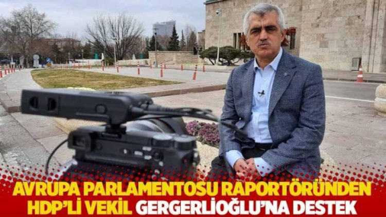 Avrupa Parlamentosu raportöründen HDP’li Gergerlioğlu’na destek