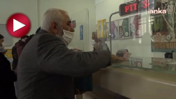 Emekli maaşına yapılan zammı protesto için zam farkını Erdoğan’a gönderdi, PTT almadı