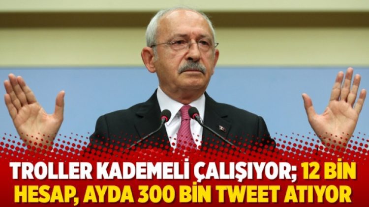 Troller kademeli çalışıyor; 12 bin hesap, ayda 300 bin tweet atıyor
