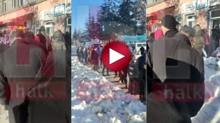 Doğalgaz ve elektriğin kesildiği Isparta’da tüp kuyrukları oluştu