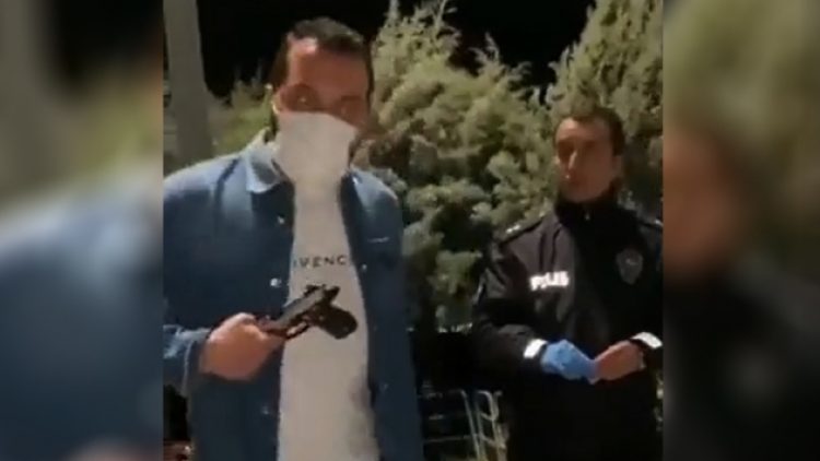 Polis, ‘silah çeken’ şüpheliye teşekkür etti