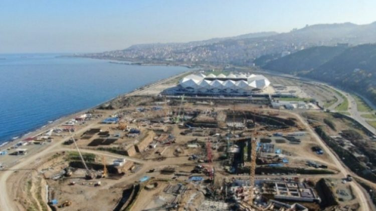 Trabzon’da stadın bulunduğu dolgu alan çöküyor, ciddi risk altında
