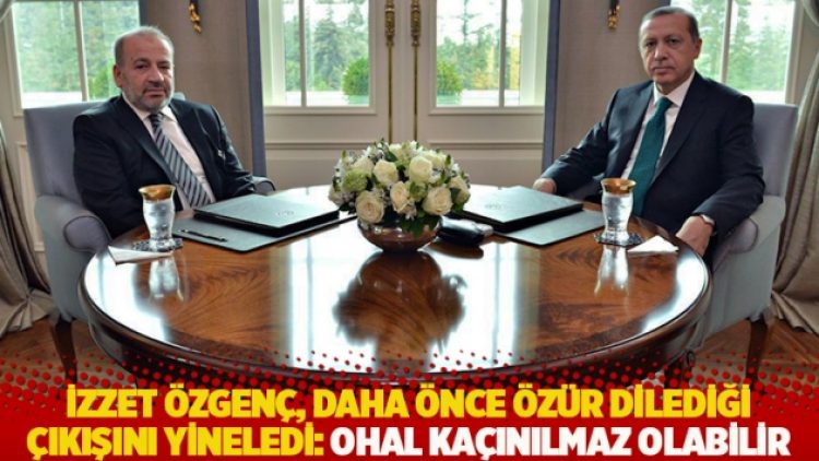 Profesör Özgenç, daha önce özür dilediği çıkışını yineledi: OHAL kaçınılmaz olabilir