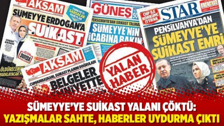 Sümeyye’ye suikast yalanı çöktü: Yazışmalar sahte, haberler uydurma çıktı