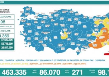 Son 24 saat: 86 bin 70 yeni vaka, 271 can kaybı