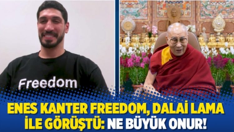 Enes Kanter Freedom, Dalai Lama ile görüştü: Ne büyük onur!