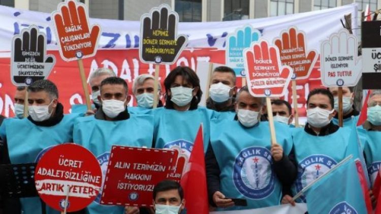 İş bırakma eylemi yapan sağlıkçıları bakanlık affetmedi