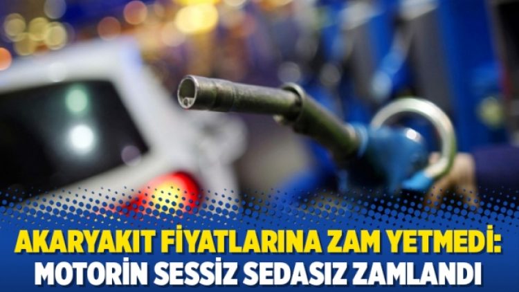 Akaryakıt fiyatlarına zam yetmedi: Motorin sessiz sedasız zamlandı