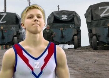 Rus sporcudan tepki çeken hareket! Z sembolü…