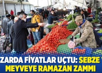 Pazarda fiyatlar uçtu: Sebze ve meyveye ramazan zammı