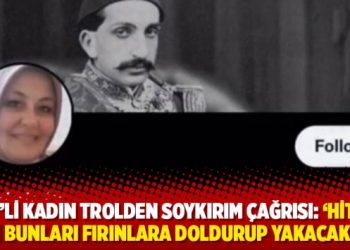 AKP’li kadın trolden soykırım çağrısı: ‘Hitler gibi bunları fırınlara doldurup yakacaksın’