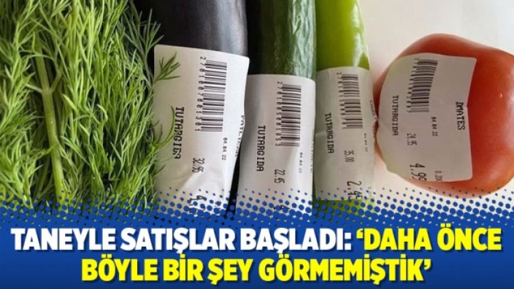 Taneyle satışlar başladı: ‘Daha önce böyle bir şey görmemiştik’