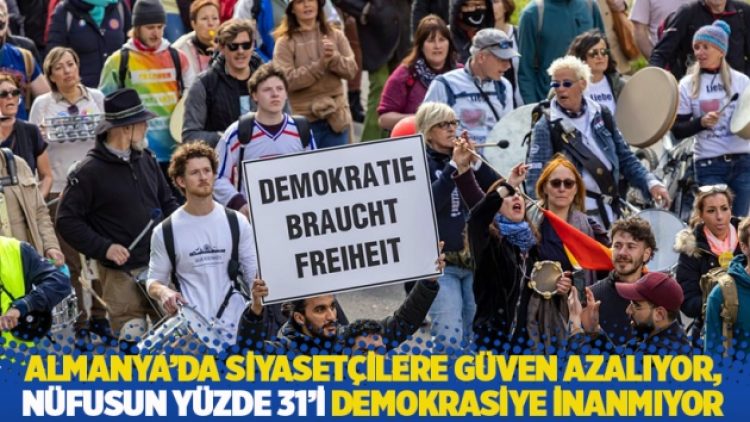 Almanya’da siyasetçilere güven azalıyor, nüfusun yüzde 31’i demokrasiye inanmıyor