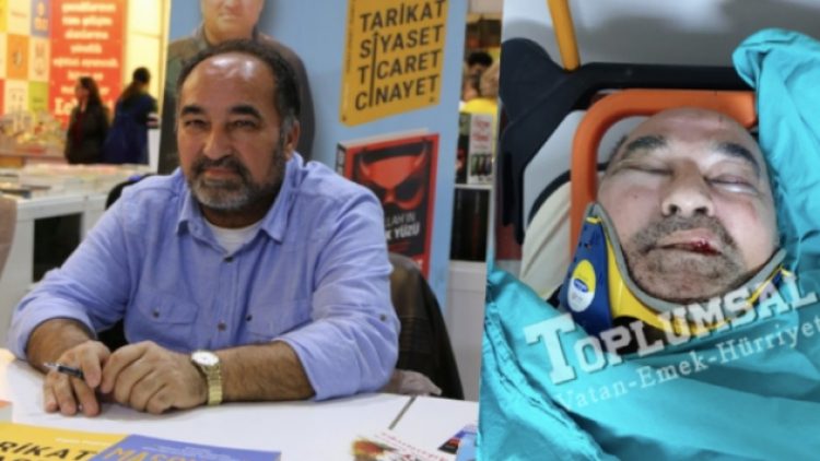 Yazar Ergün Poyraz evinin önünde saldırıya uğradı