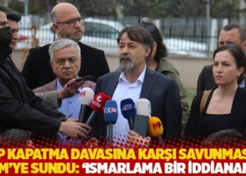 HDP kapatma davasına karşı savunmasını AYM’ye sundu: ‘Ismarlama bir iddianame’