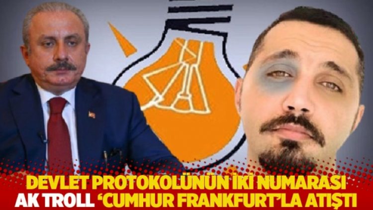 Devlet protokolünün iki numarası Twitter’da AK Troll ‘Cumhur Frankfurt’la atıştı