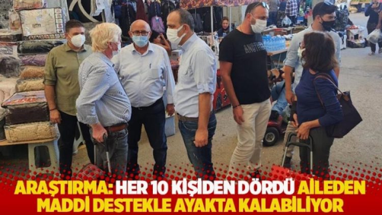 Araştırma: Her 10 kişiden dördü aileden maddi destekle ayakta kalabiliyor