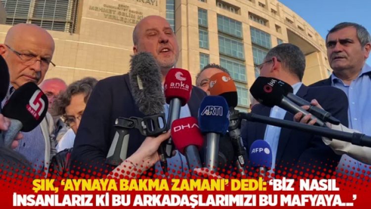 “Muhalifler ‘biz nasıl insanlarız ki bu arkadaşlarımızı bu mafyaya teslim ettik’ diye sormalı”