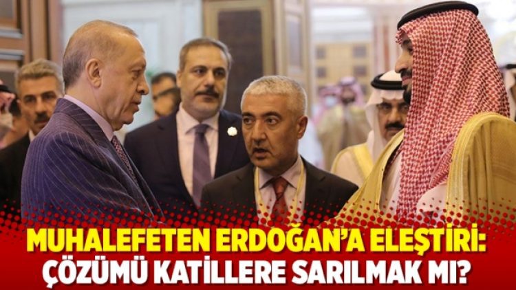 Muhalefeten Erdoğan’a eleştiri: Çözümü katillere sarılmak mı?
