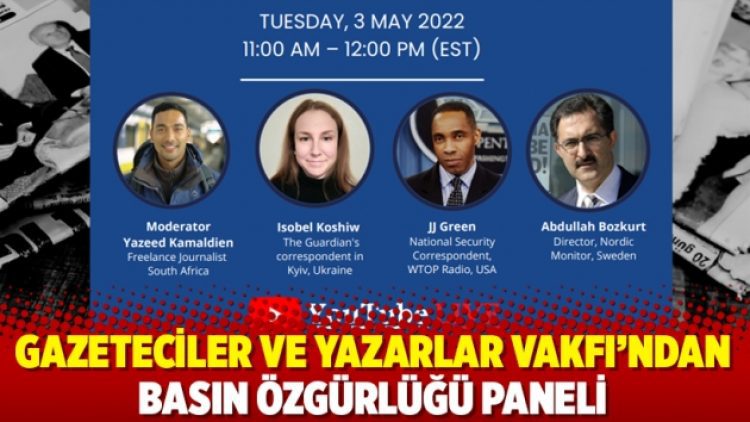 Gazeteciler ve Yazarlar Vakfı’ndan Basın Özgürlüğü Paneli