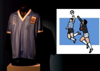 Maradona’nın ‘Tanrı’nın Eli’ golünü atarken giydiği forma satıldı!