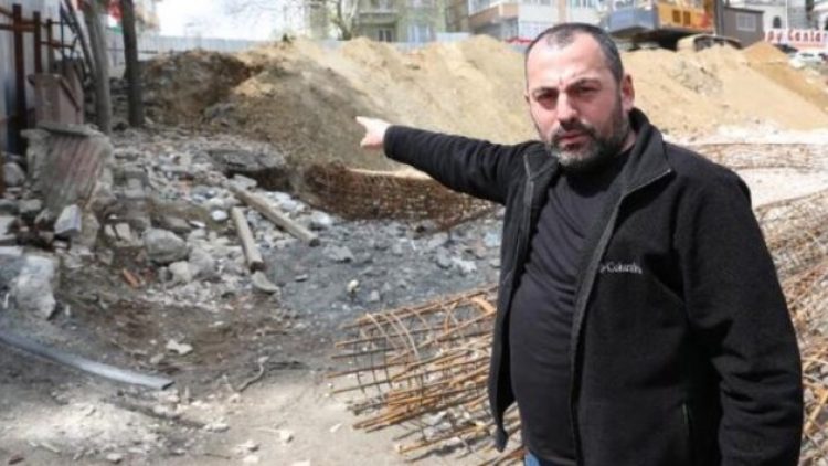 Beşiktaş’ta ‘inşaat alanına giriyor’ diye tarihi çeşmeyi yıktılar