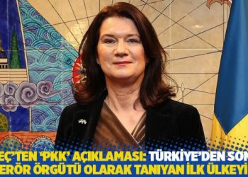 İsveç’ten ‘PKK’ açıklaması: Türkiye’den sonra terör örgütü olarak tanıyan ilk ülkeyiz