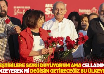 “Eleştirilere saygı duyuyorum ama celladımıza benzeyerek mi değişim getireceğiz bu ülkeye?”