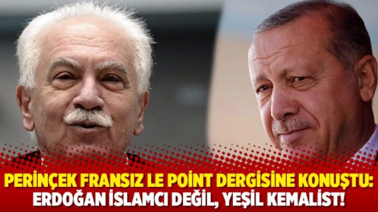 Perinçek Fransız Le Point dergisine konuştu: Erdoğan İslamcı değil, yeşil Kemalist!