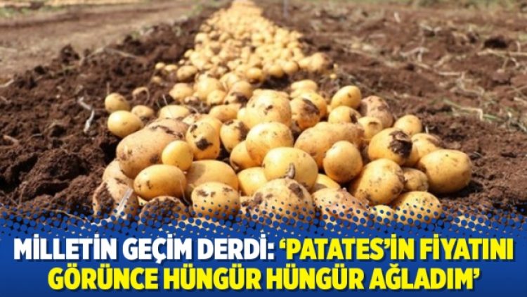 Milletin geçim derdi: ‘Patates’in fiyatını görünce hüngür hüngür ağladım’