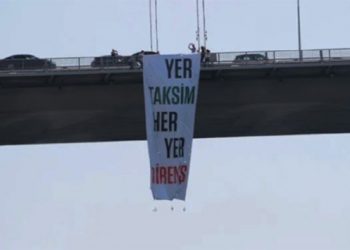 TİP’ten ‘Pankartı asamadılar’ diyen Erdoğan’a videolu yanıt