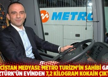Gürcistan medyası: Metro Turizm’in sahibi Galip Öztürk’ün evinden 7,2 kilogram kokain çıktı