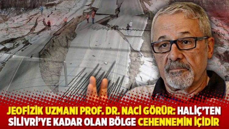 Jeofizik uzmanı Prof. Dr. Naci Görür: Haliç’ten Silivri’ye kadar olan bölge cehennemin içidir