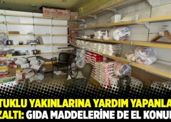 Tutuklu yakınlarına yardım yapanlara gözaltı: Gıda maddelerine de el konuldu