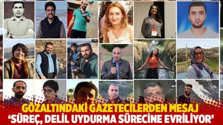 Gözaltındaki gazetecilerden mesaj: ‘Süreç, delil uydurma sürecine evriliyor’
