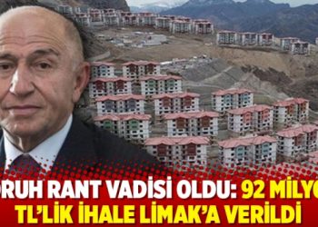 Çoruh rant vadisi oldu: 92 milyon TL’lik ihale Limak’a verildi