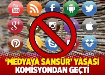 ‘Medyaya sansür’ yasası komisyondan geçti
