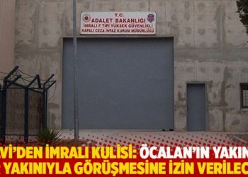 Selvi’den İmralı kulisi: Öcalan’ın yakında bir yakınıyla görüşmesine izin verilecek