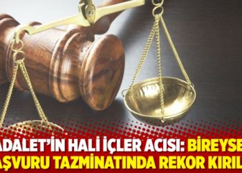 ‘Adalet’in hali içler acısı: Bireysel başvuru tazminatında rekor kırıldı