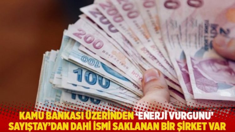 Kamu bankası üzerinden ‘enerji vurgunu’: Sayıştay’dan dahi ismi saklanan bir şirket var