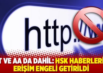 TRT ve AA da dahil: HSK haberlerine erişim engeli getirildi