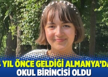4 yıl önce geldiği Almanya’da okul birincisi oldu